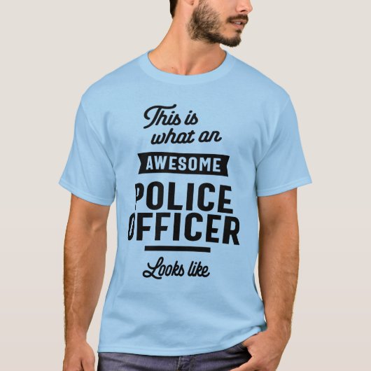 So sieht ein Phantastischer Polizeibeamter aus T-Shirt (Vorderseite)
