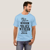 So sieht ein Phantastischer Polizeibeamter aus T-Shirt (Vorne ganz)