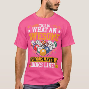So sieht ein Phantastischer Pool-Player aus T-Shirt
