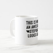 So sieht ein Phantastischer Stepdad aus Kaffeetasse (Vorderseite Links)