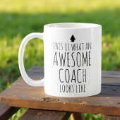 So sieht ein Phantastischer Trainer nach Maß aus Kaffeetasse