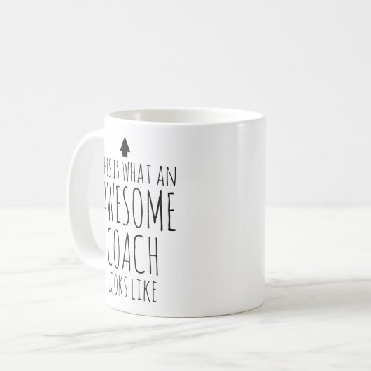 So sieht ein Phantastischer Trainer nach Maß aus Kaffeetasse (Vorderseite Links)