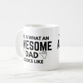 So sieht ein phantastischer Vater aus Kaffeetasse (Vorderseite Links)
