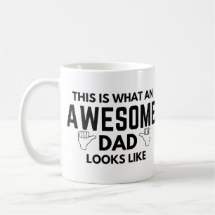 So sieht ein phantastischer Vater aus Kaffeetasse