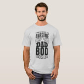 So sieht ein PHANTASTISCHER VATER-BOD aus - lustig T-Shirt (Vorne ganz)