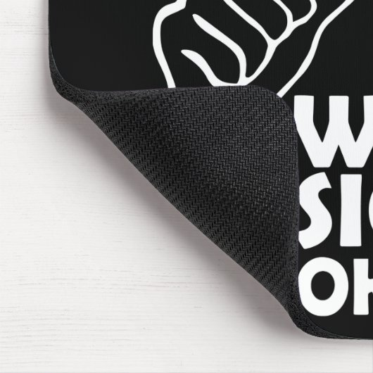 So sieht ein phantastischer Webdesigner aus Mousepad (Ecke)