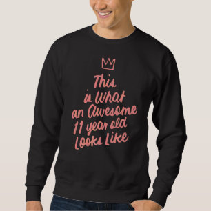 So sieht ein Phantastisches 11-jähriges Kind aus Sweatshirt