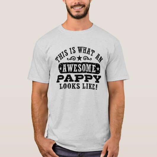 So sieht ein Phantastisches Pappy aus T-Shirt (Vorderseite)
