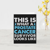 So sieht ein Prostatakrebs-Überlebender aus Karte (Gelbe Blume)