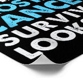 So sieht ein Prostatakrebs-Überlebender aus Poster (Ecke)