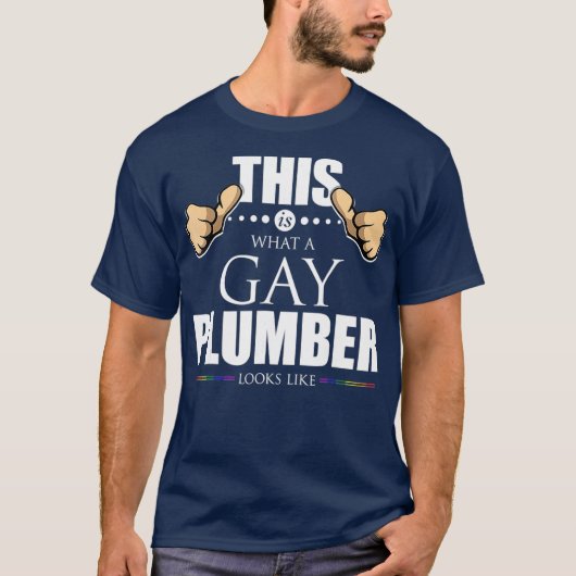 So sieht ein Schwulenhändler aus wie LGBT-Prix T-Shirt (Vorderseite)