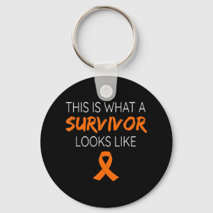 So sieht ein Überlebender aus wie Leukämie Awaren Schlüsselanhänger