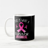 So sieht ein Überlebender aus wie rosa Brust Kaffeetasse (Links)