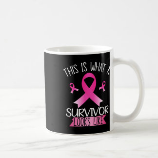 So sieht ein Überlebender aus wie rosa Brust Kaffeetasse