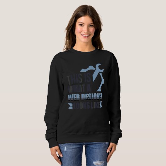 So sieht ein Webdesigner CSS-Programm aus Sweatshirt (Vorne ganz)