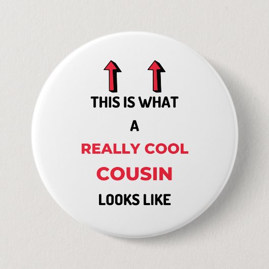 So sieht ein wirklich Cooler Cousin aus wie 2 Button (Vorderseite)