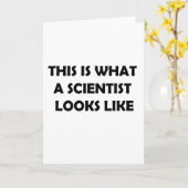 So sieht ein Wissenschaftler aus Karte (Gelbe Blume)