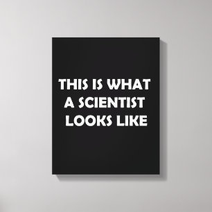 So sieht ein Wissenschaftler aus Leinwanddruck