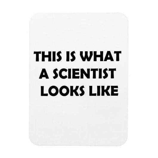 So sieht ein Wissenschaftler aus Magnet (Vertikal)