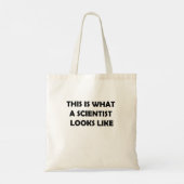So sieht ein Wissenschaftler aus Tragetasche (Rückseite)