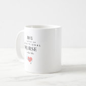 So sieht eine außergewöhnliche Krankenschwester au Kaffeetasse (Vorderseite Links)
