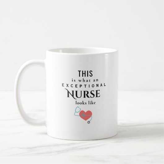 So sieht eine außergewöhnliche Krankenschwester au Kaffeetasse (Links)