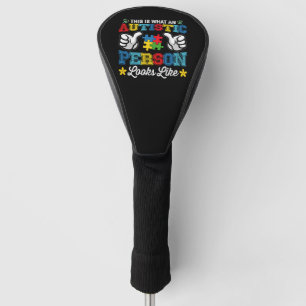 So sieht eine autistische Person aus Autismus Golf Headcover