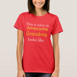 So sieht eine Awesone Oma aus T-Shirt