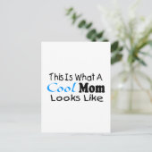 So sieht eine Coole Mama aus (2) Postkarte (Stehend Vorderseite)