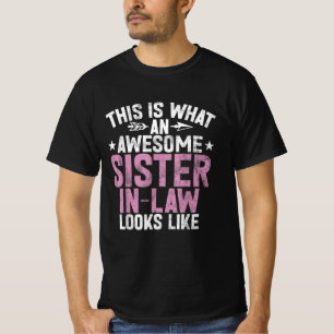 So sieht eine großartige Schwägerin aus T-Shirt