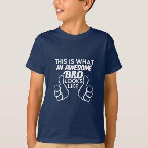 So sieht eine Phantastische Bro aus - Jungs T-Shirt