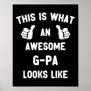So sieht eine Phantastische G-PA aus wie eine Cool Poster