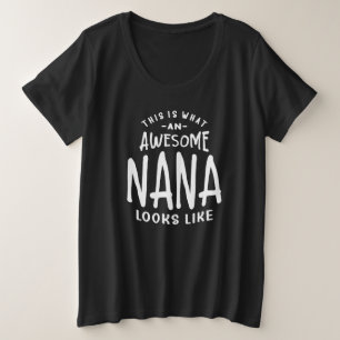 So sieht eine Phantastische Nana aus Große Größe T-Shirt