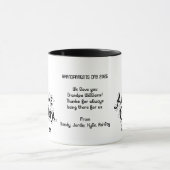 So sieht eine Phantastische Opa nach Maß aus Tasse (Zentrum)