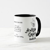 So sieht eine Phantastische Opa nach Maß aus Tasse (VorderseiteRechts)