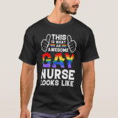 So sieht eine schwule Krankenschwester aus wie lgb T-Shirt (Vorderseite)