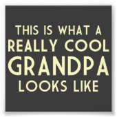 So sieht eine wirklich Coole Großmutter aus Fotodruck (Vorne)