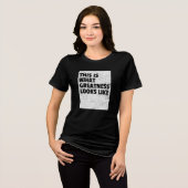 So sieht Größe aus Tri-Blend Shirt (Vorderseite voll)
