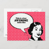 SO SIEHT PHANTASTISCH AUS POSTKARTE (Vorne/Hinten)