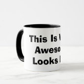So sieht Phantastisch aus Tasse (Vorderseite Links)