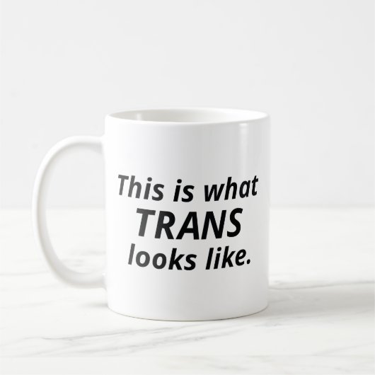 So sieht Trans aus Kaffeetasse (Links)