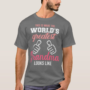 So sieht weltbeste Oma aus T-Shirt