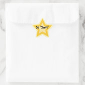 So "Smart" - Sarcastic Gold Star Awards Stern-Aufkleber (Tasche)
