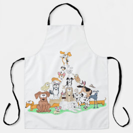 So So Long Dachshund and the Top Dog Beagle Schürze