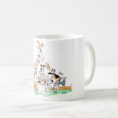 So So Long Dachshund und der Top Dog Beagle Kaffeetasse (VorderseiteRechts)