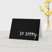 so sorry karte (Gelbe Blume)