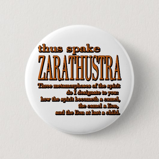 So Spake Zarathustra Button (Vorderseite)