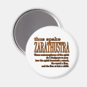 So Spake Zarathustra Magnet (Vorderseite/Rückseite)