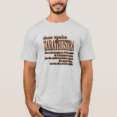 So Spake Zarathustra T-Shirt (Vorderseite)