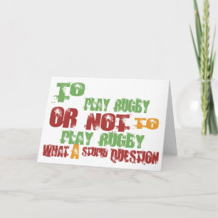 So spielen Sie Rugby Karte